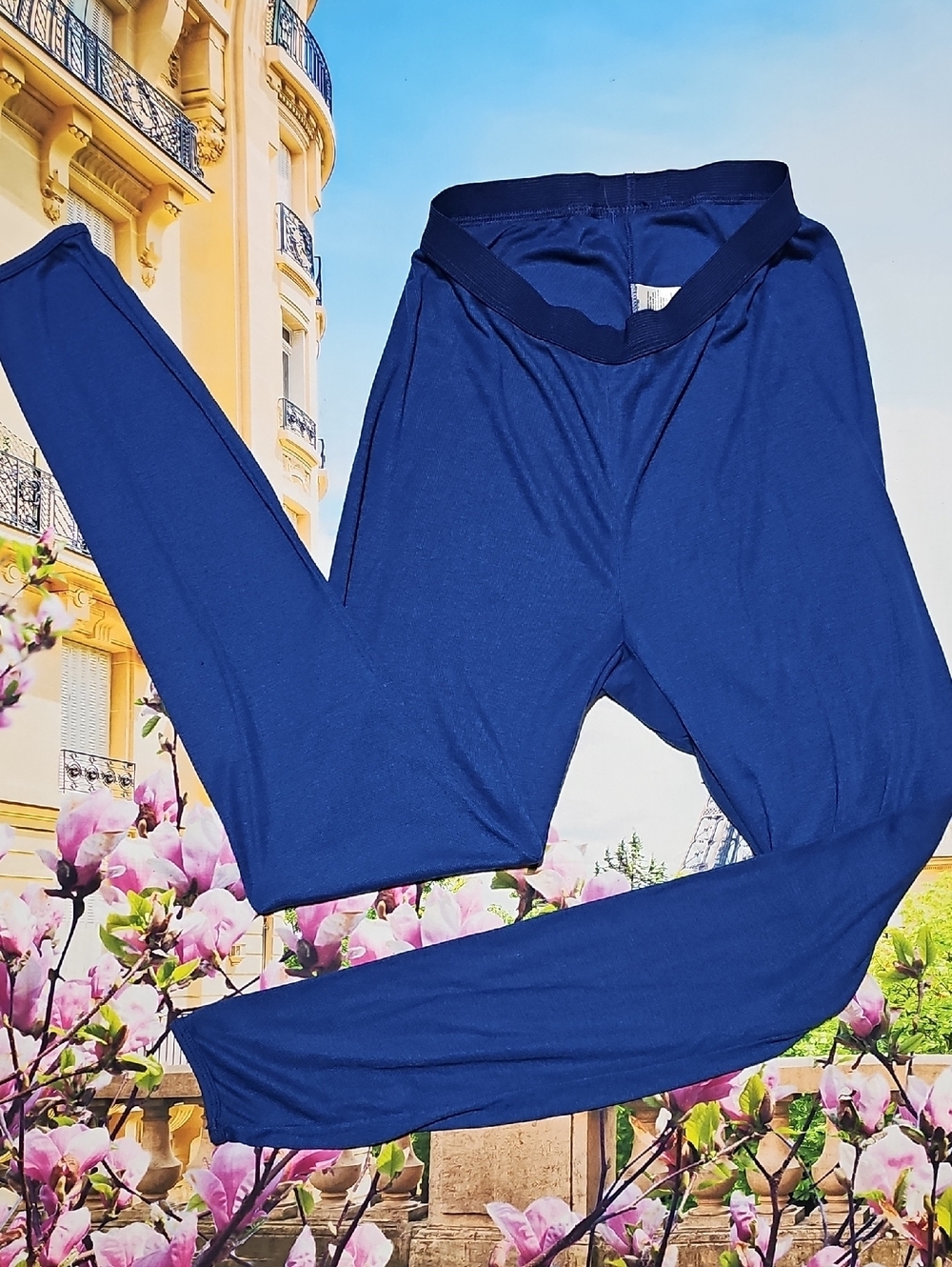 Patagonia Capilene Vintage Base Layer Blue Pants Size Large